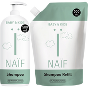 Shampoo Refill Pack and Pump Bottle Baby & Kids 2x500ml