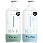 Shampoo and Wash Gel XL Pump Bottle Baby & Kids 2x500ml