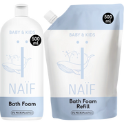 Bath Foam Refill Pack and Pump Bottle Baby & Kids 2x500ml