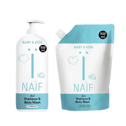 2-in-1 Shampoo en Douchegel Fles + Navulling Baby & Kids 500ml