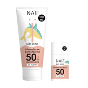 Vorteilsset: Mineralische Sonnencreme 100ml und Sonnenschutzstick für Babys & Kinder (0% Parfüm)