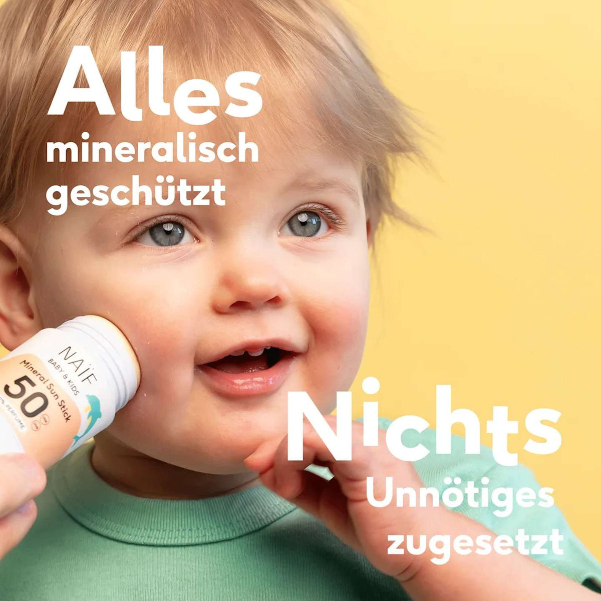 Vorteilsset: Mineralische Sonnencreme 100ml und Sonnenschutzstick für Babys & Kinder (0% Parfüm)