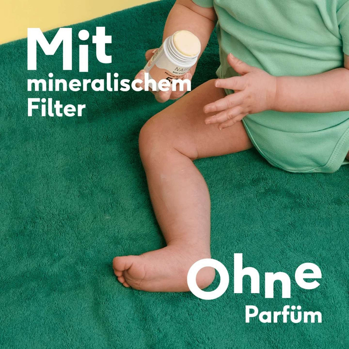 Vorteilsset: Mineralische Sonnencreme 100ml und Sonnenschutzstick für Babys & Kinder (0% Parfüm)