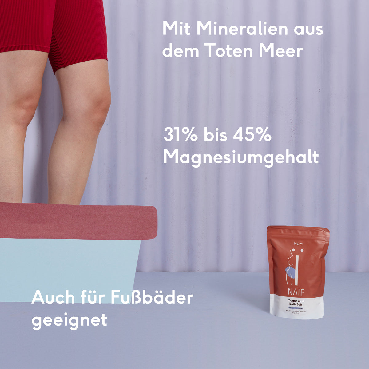 Magnesium-Badesalz für Schwangere (500g)