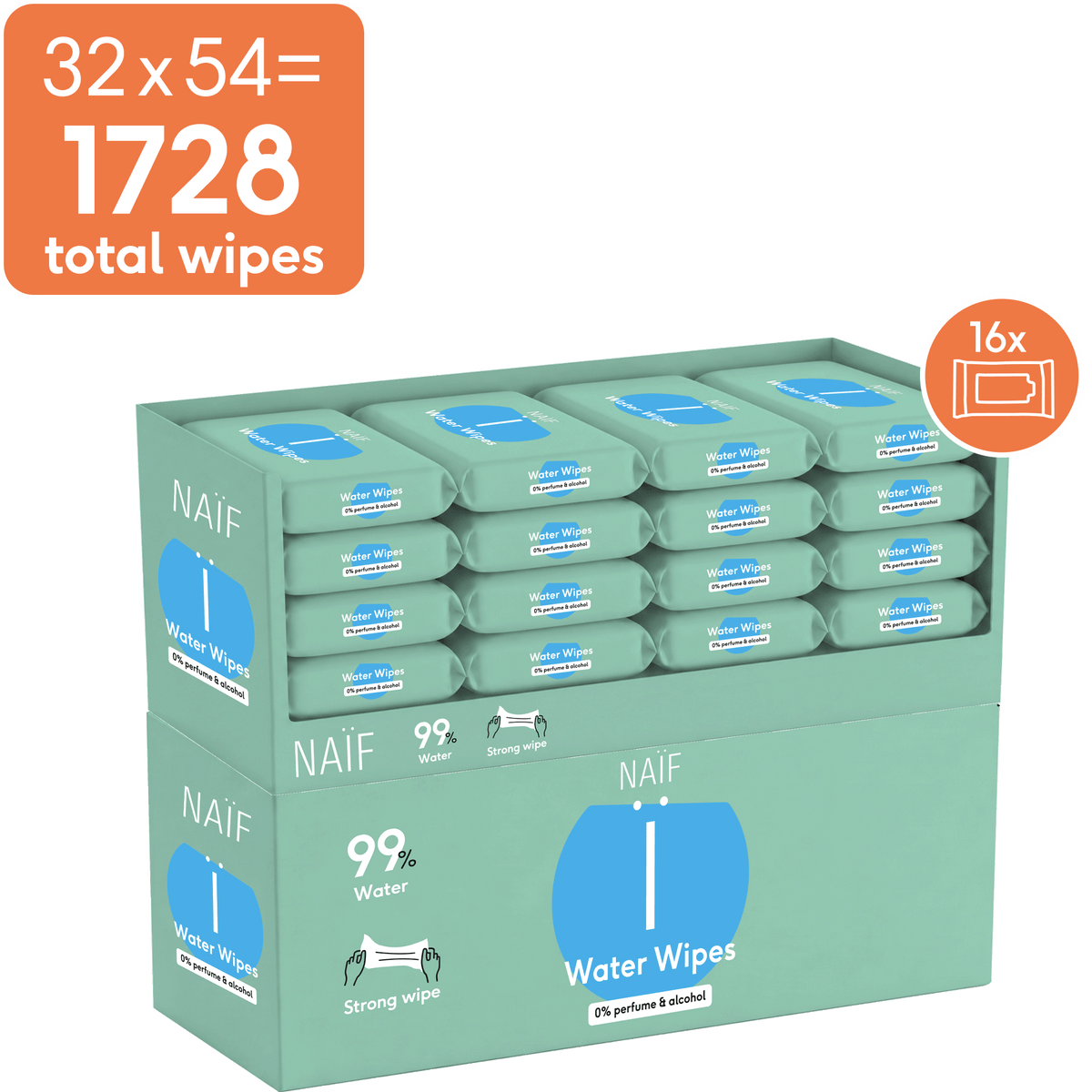 Plasticvrije Billendoekjes voor Baby & Kids 32 pack
