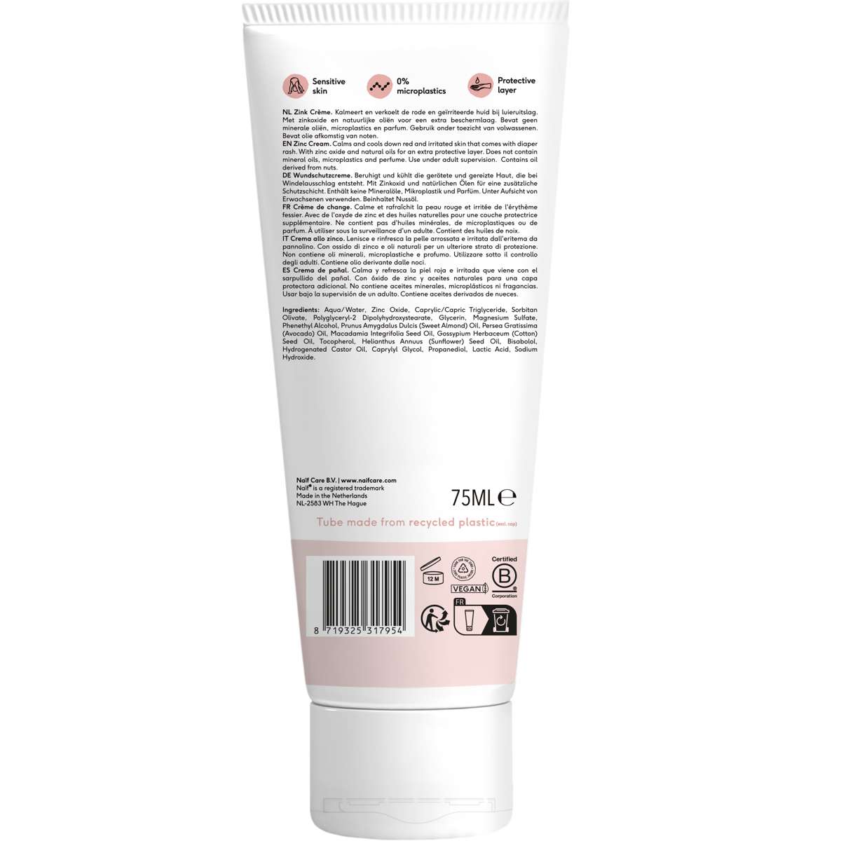 Zinc Cream Baby & Kids 75ml