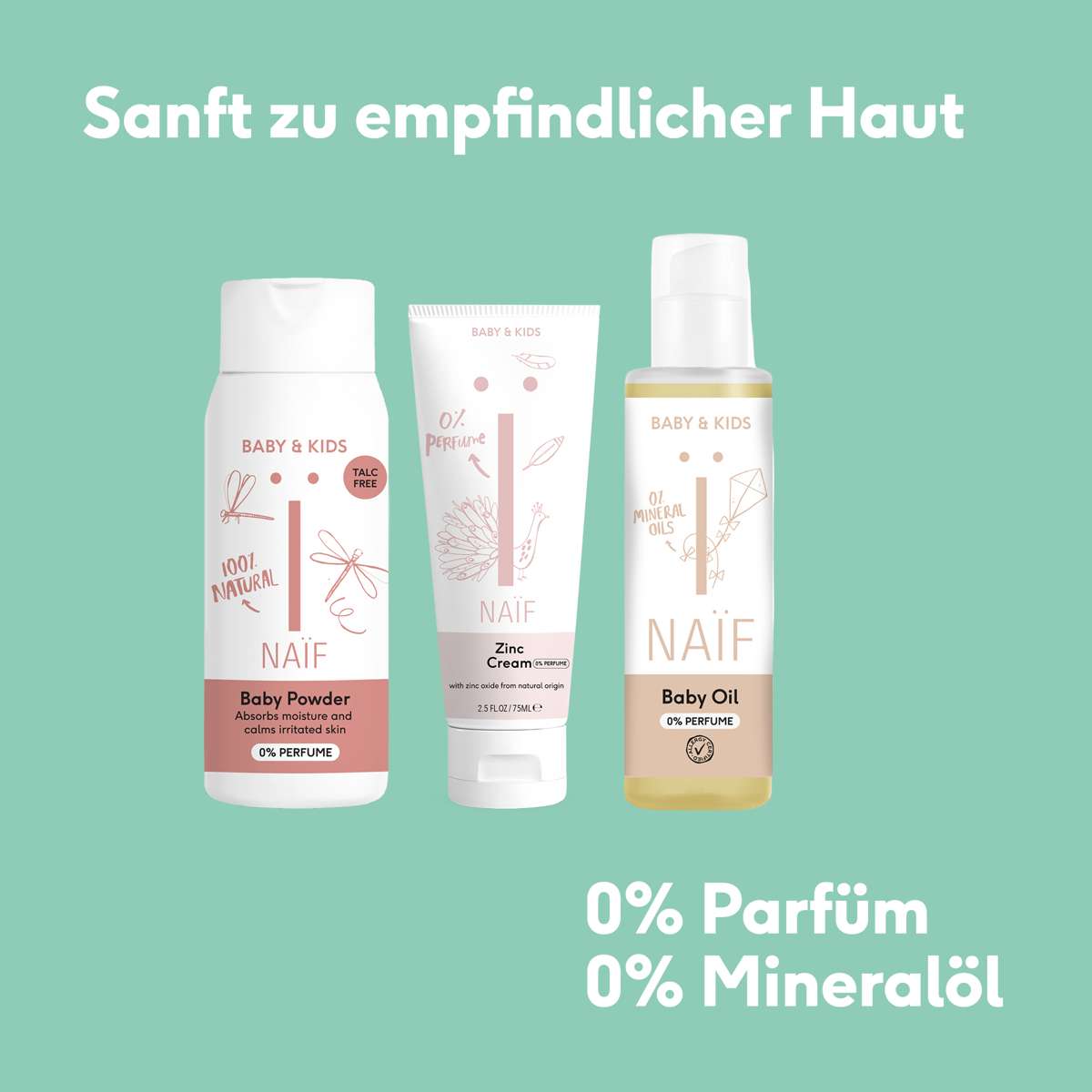 Wundschutzcreme (0% Parfüm) für Baby & Kind (50ml)