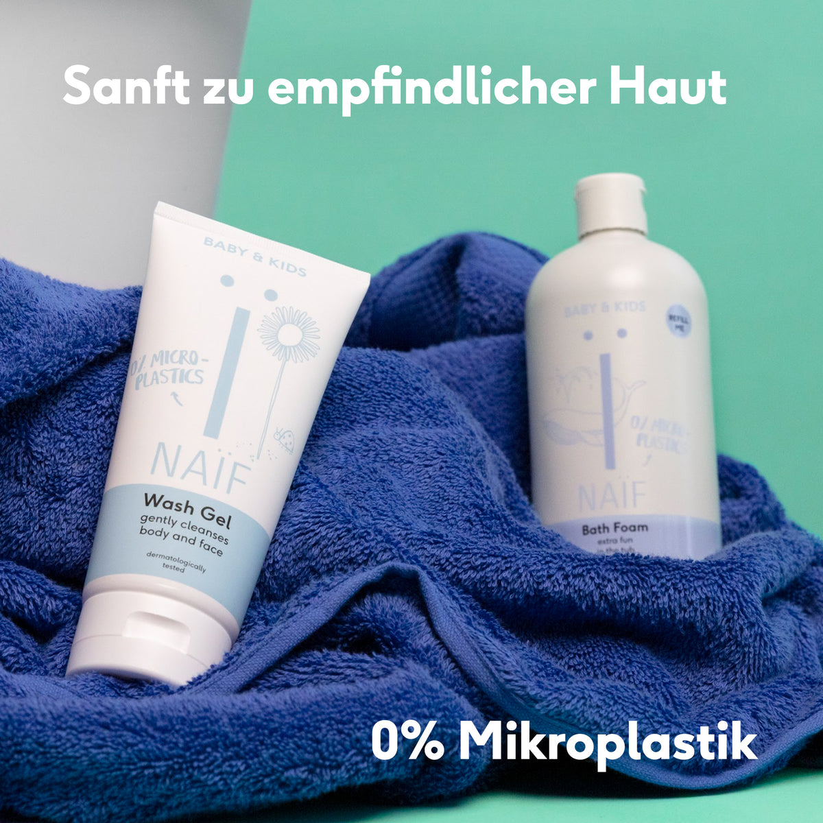 Nachfüllpackung Badeschaum für Babys & Kinder (500ml)