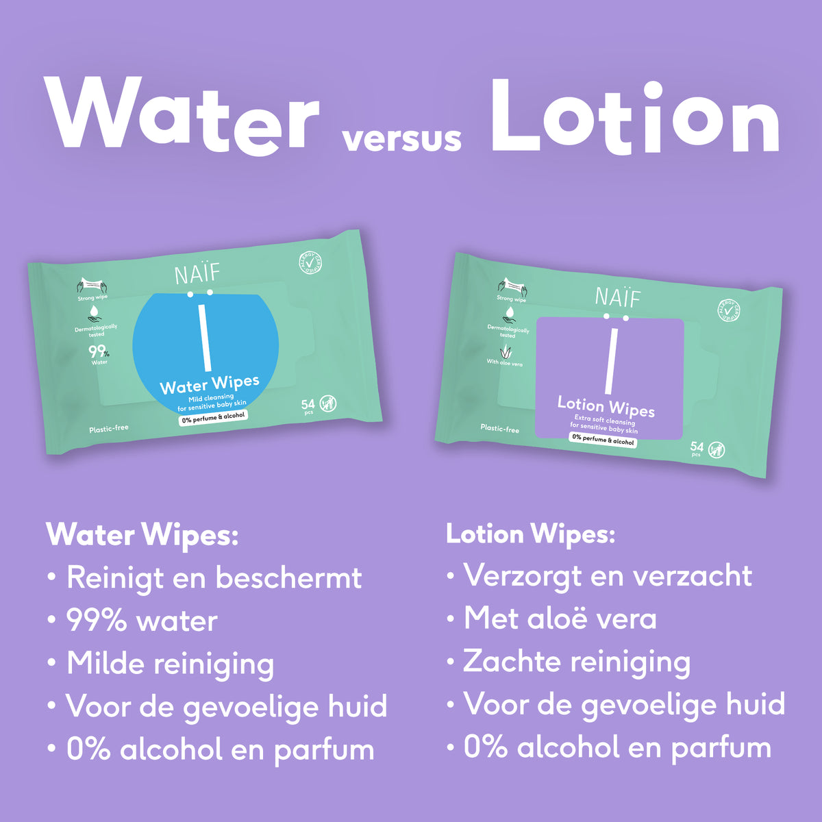 Lotion Wipes Baby sterk & zacht 8 pack