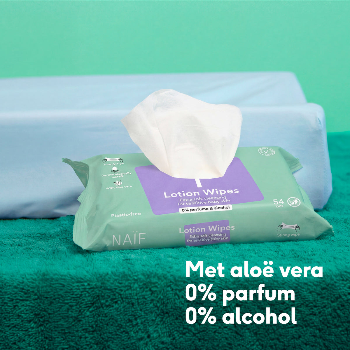 Lotion Wipes Baby sterk & zacht 8 pack