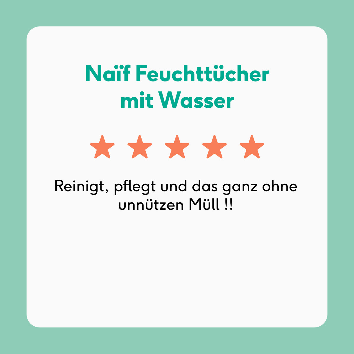 Feuchttücher auf Wasserbasis, reißfest und mild (3er Pack)