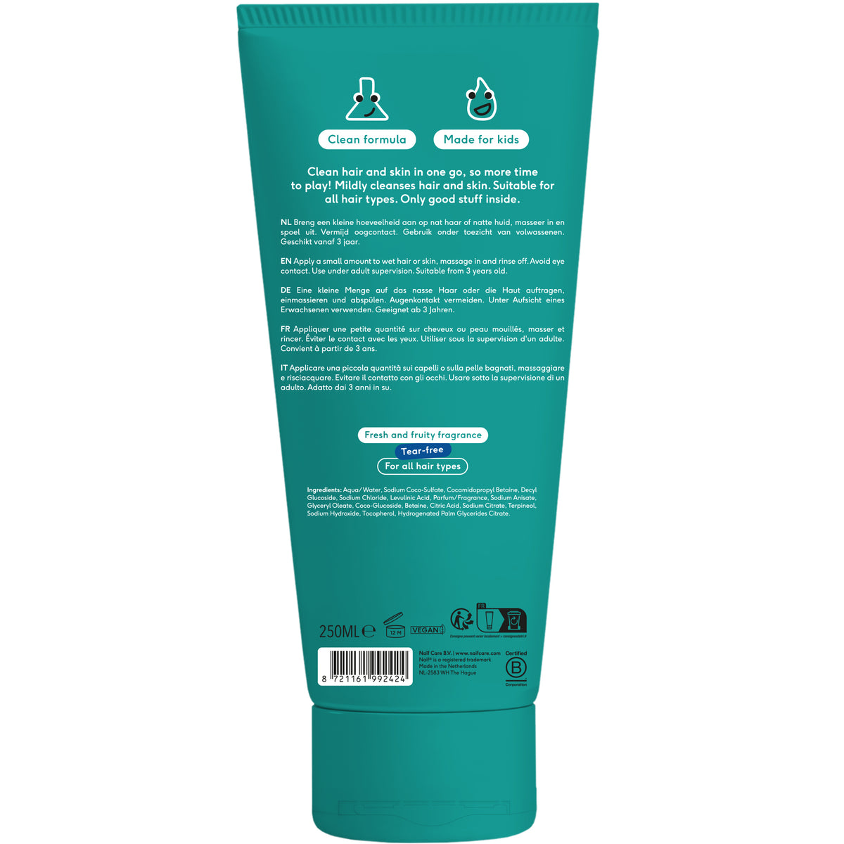 Shampoo + Duschgel für Kinder (250ml)