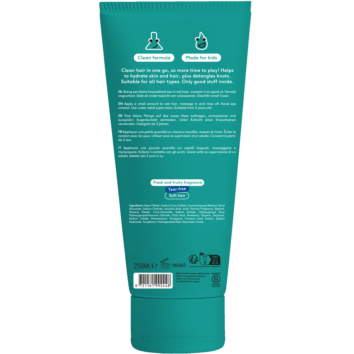 Shampoo + Spülung für Kinder (250ml)