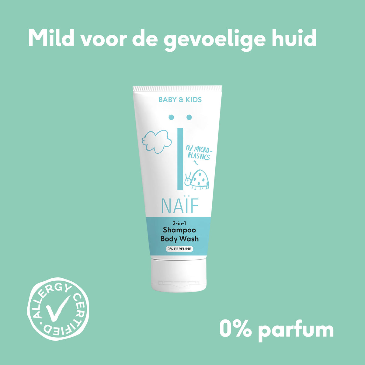 2 in 1 Shampoo en Body Wash Baby & Kids 500ml