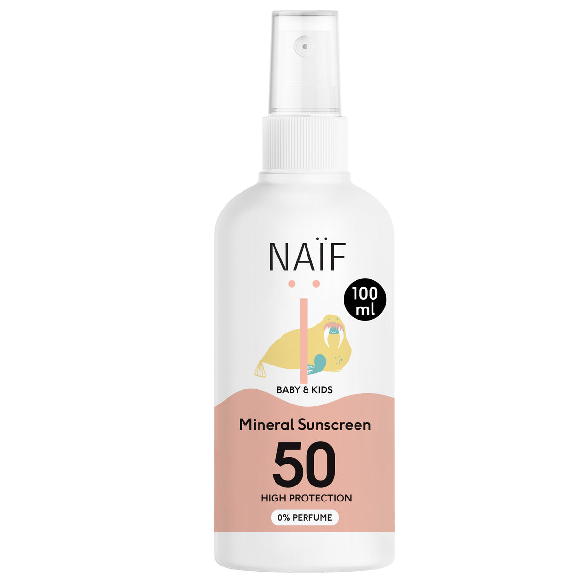 Minerale Zonnebrandspray Baby & Kids SPF50 100ml