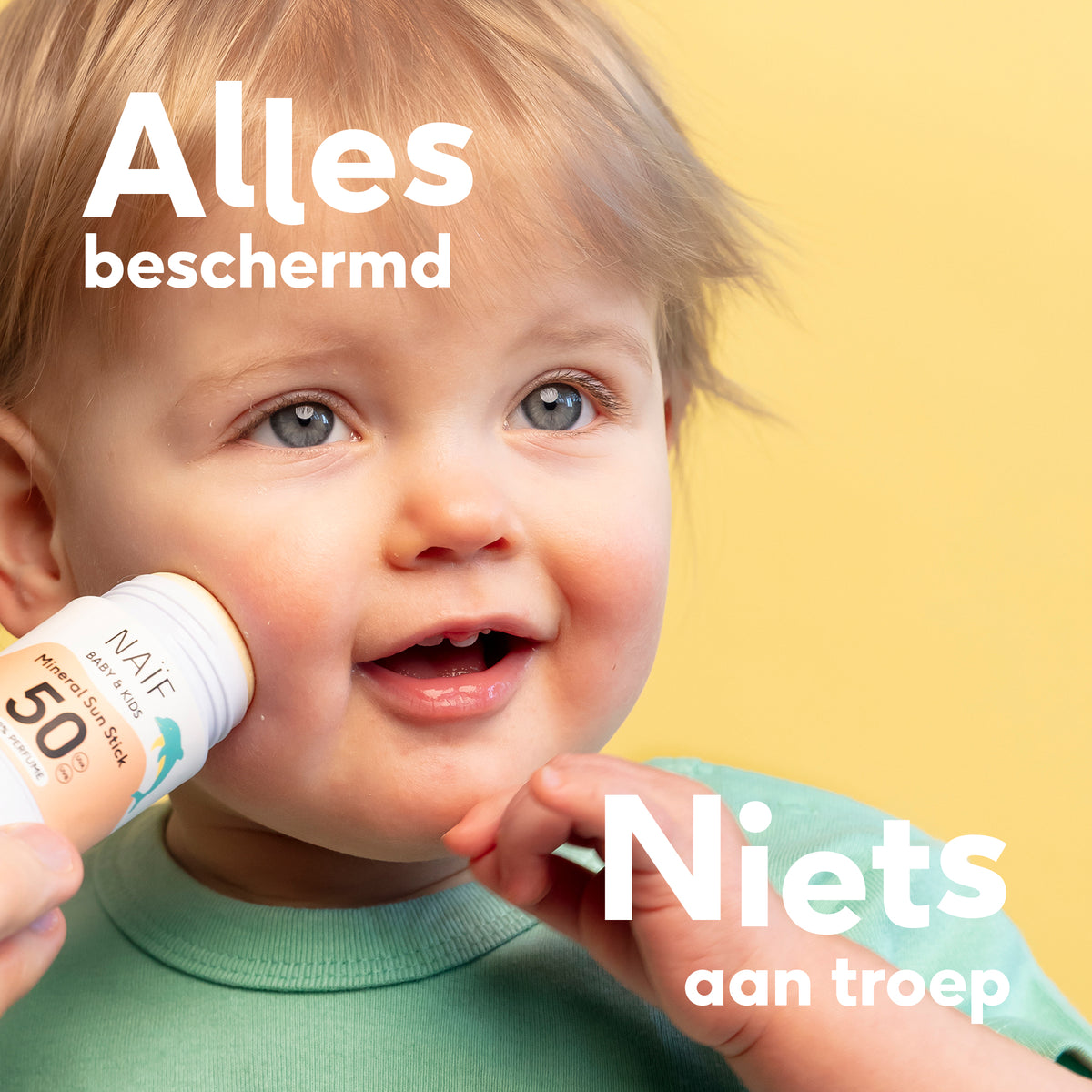 Minerale Zonnebrand Stick Baby & Kids SPF50 36gr