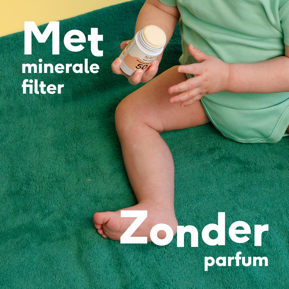 Minerale Zonnebrand Stick Baby & Kids SPF50 36gr