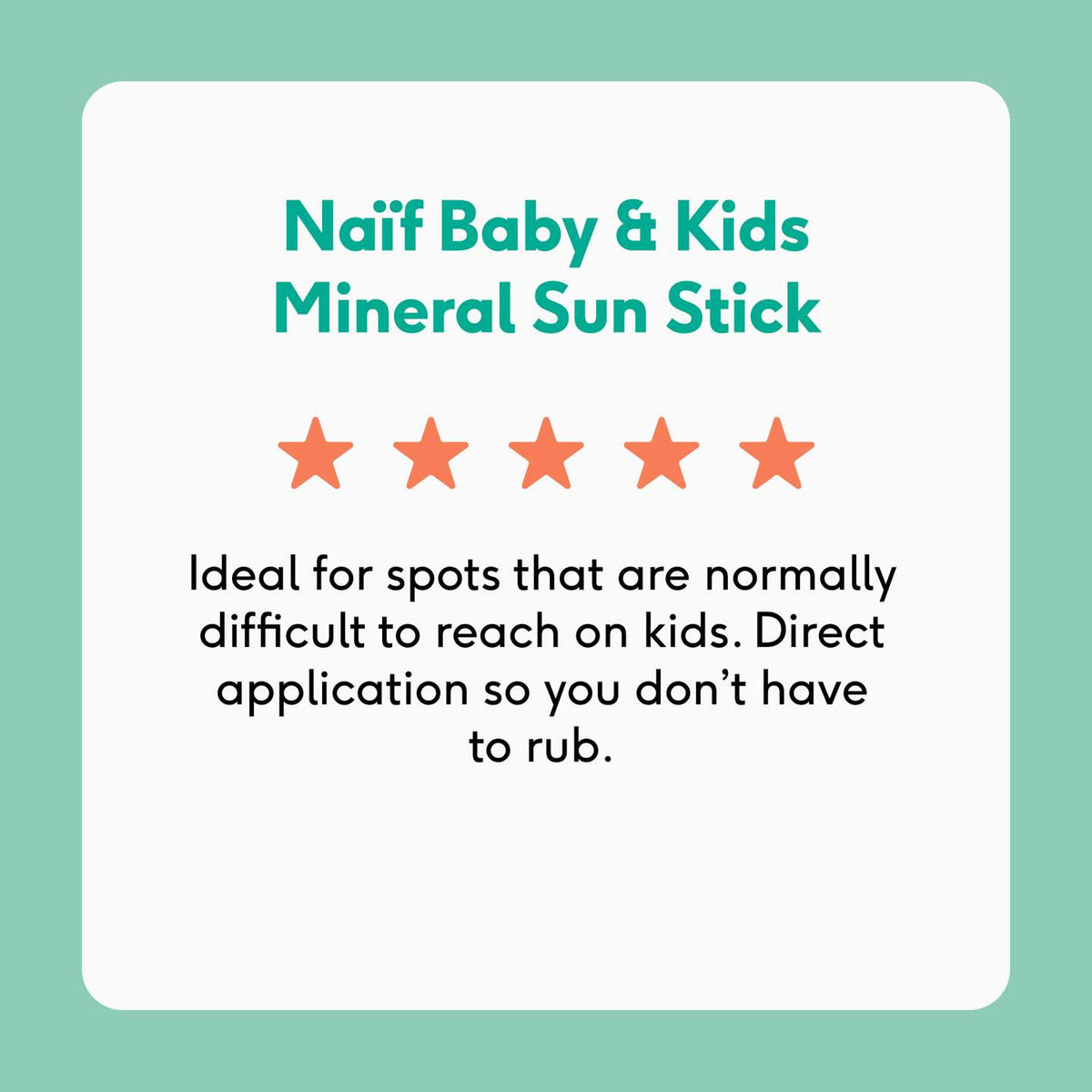 Mineral Sunscreen Stick Baby & Kids SPF50 36g