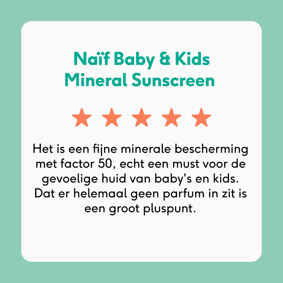 Minerale Zonnebrandcrème Baby & Kids SPF50 30ml