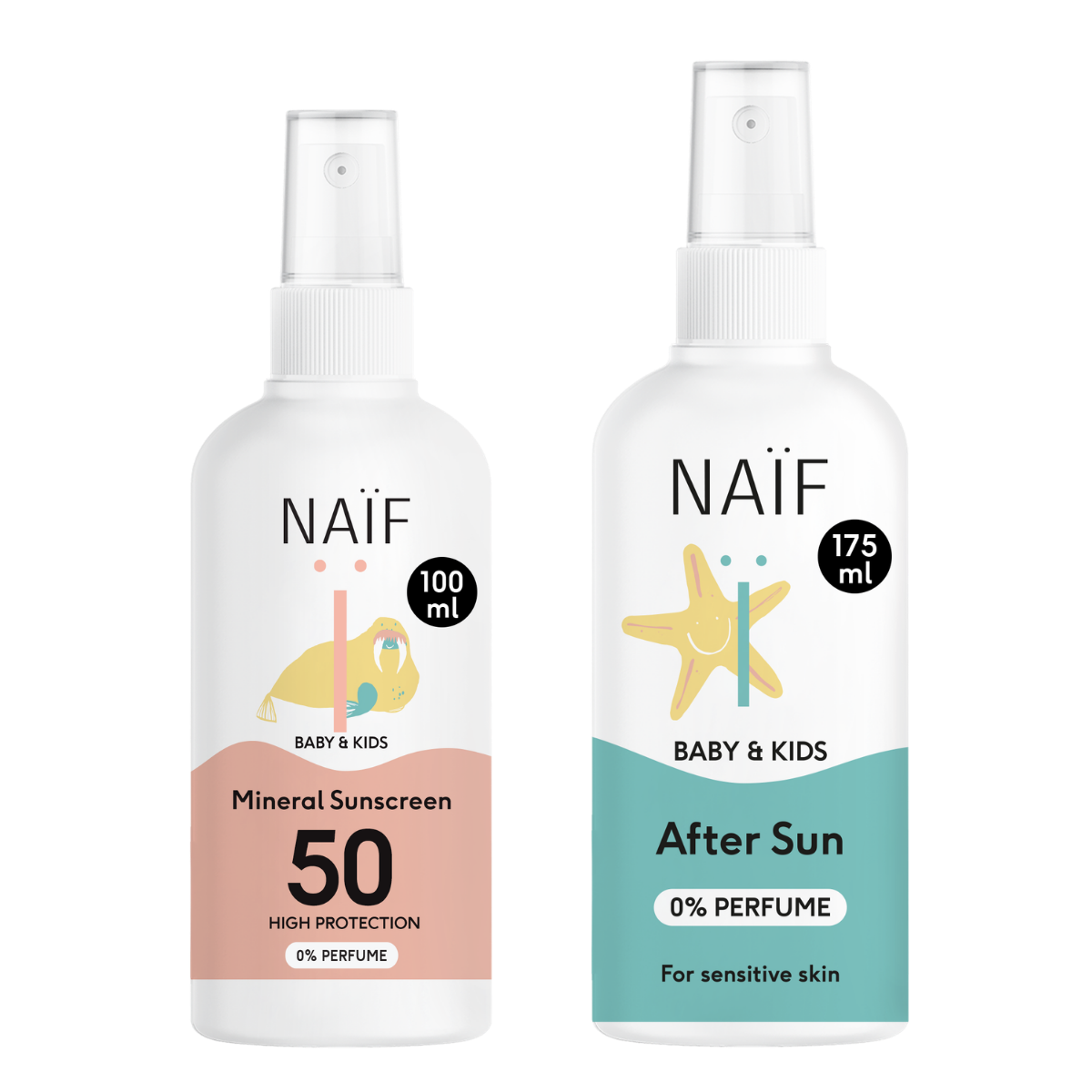 Baby - sunscreen spray 0% parfum 100ml SB016 + aftersun spray 0% parfum SB018