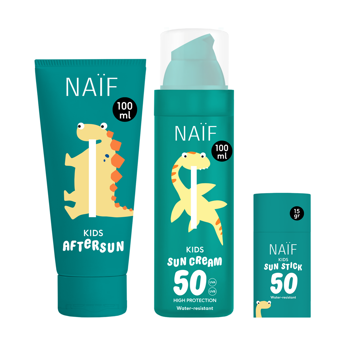 Voordeelset Kids Zonnebrand & Aftersun SPF50